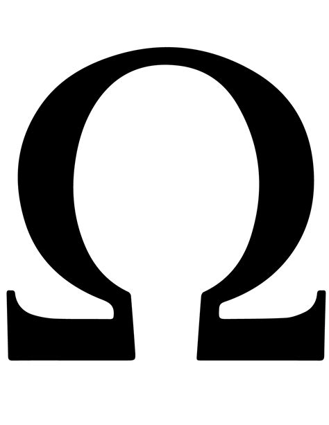 omega symbol meaning greek mythology.